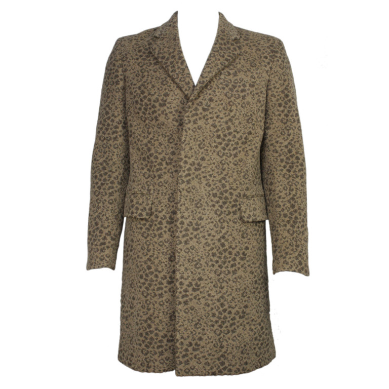 Helmut Lang Leopard Chesterfield Coat (00s) $780 – HERO 