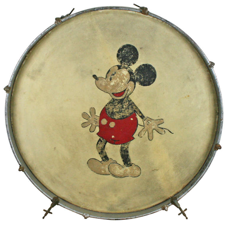 Mickey Mouse Kick Drum (c1930s) $POA – HERO