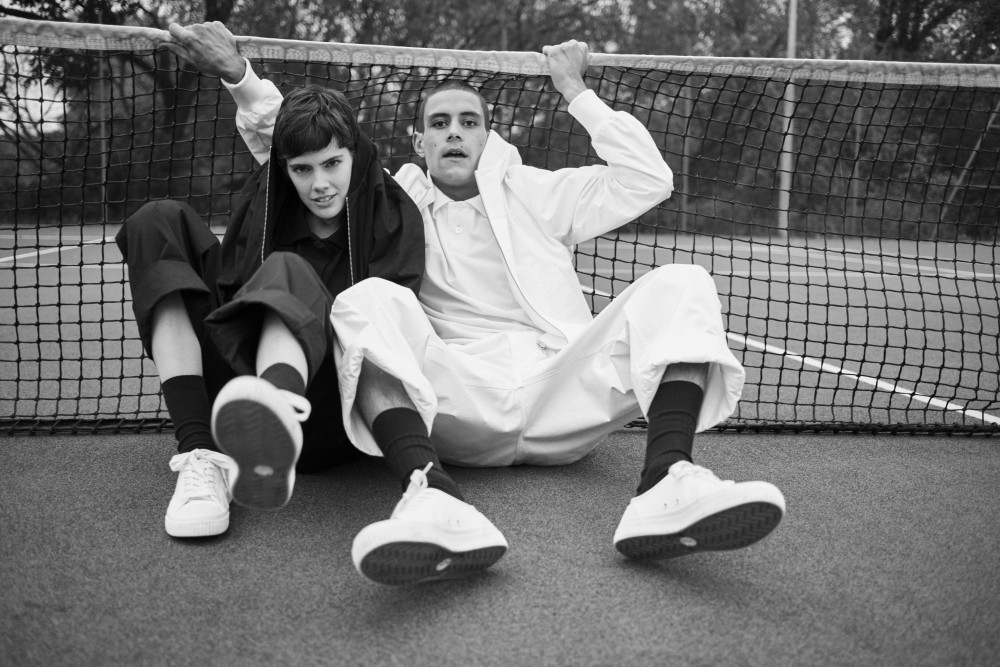 FREDPERRY for MARGARET HOWELL スラックス Fred Perry for Margaret Howell S/S 2023 nods to sportswear