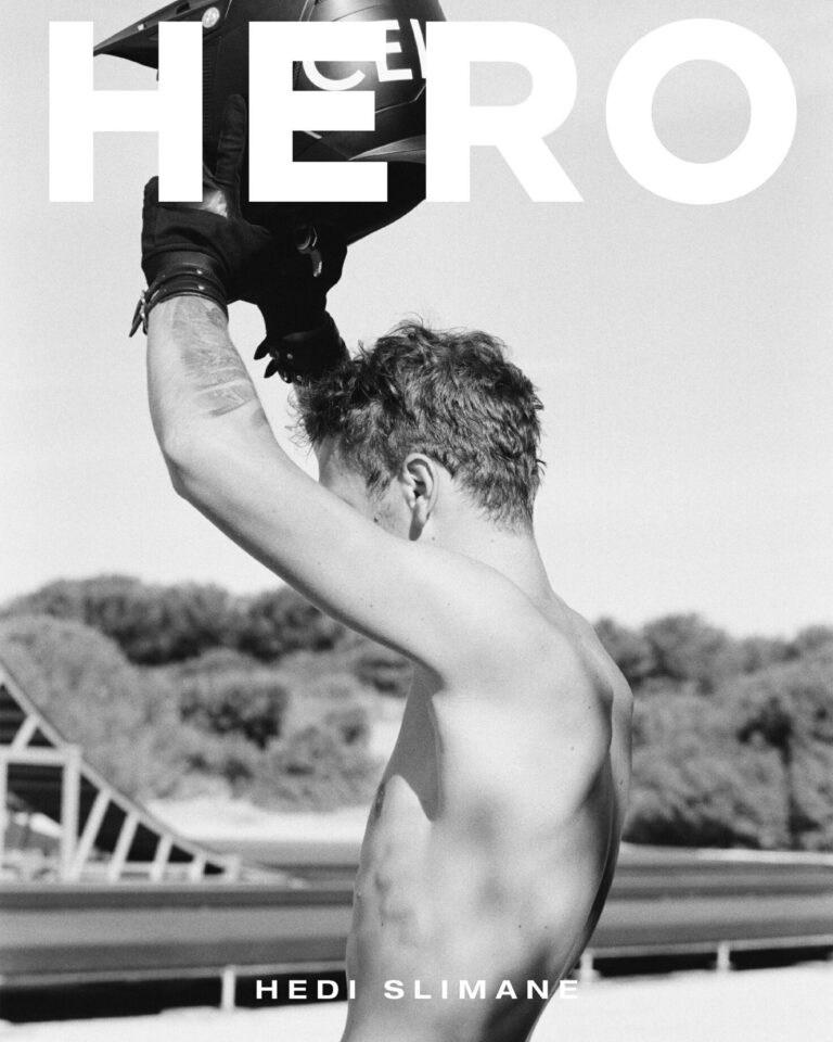 Hedi Slimane's portraits of motocross bikers: the HERO 27 cover