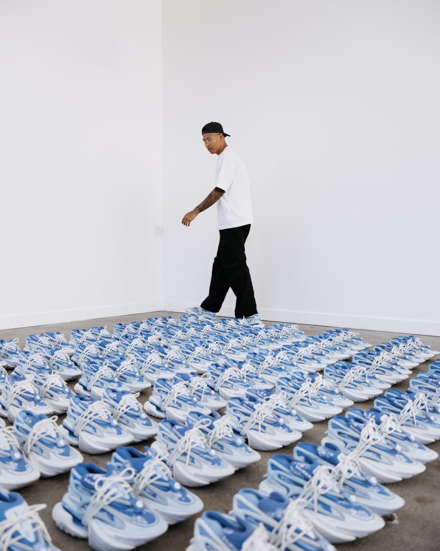 Balmain have collaborated with Ant Kai on a new Unicorn sneaker – HERO