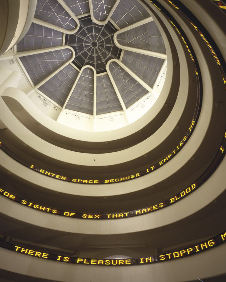 Jenny Holzer is recreating one of her most famous works at
