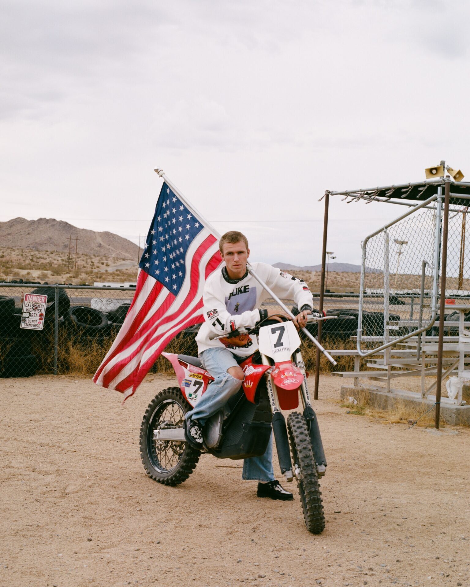 Duke + Dexter hit the Apple Valley Speedway for their new moto