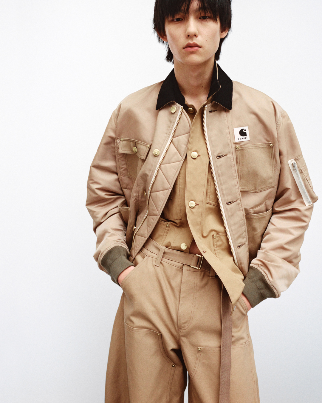 Buy Carhartt WIP x Sacai Round Single Pierce Earring 'Gold Sacai