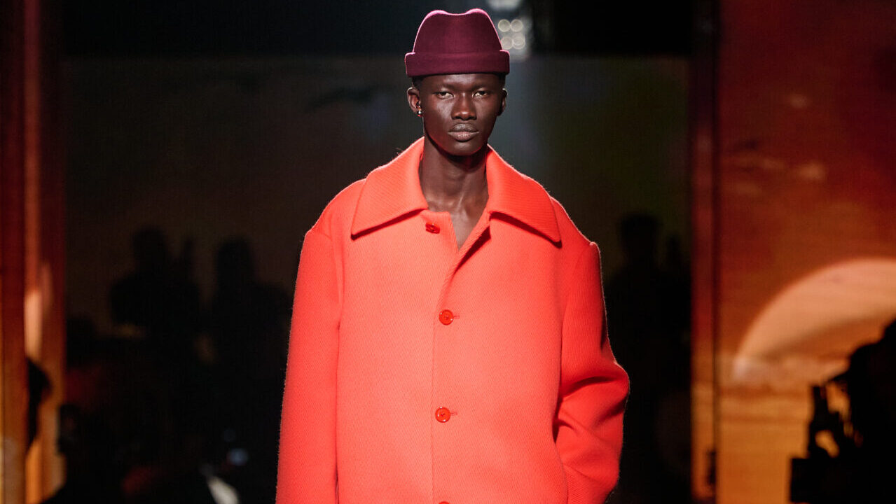 Raf Simons stitches imaginary record label patches to Fred Perry
