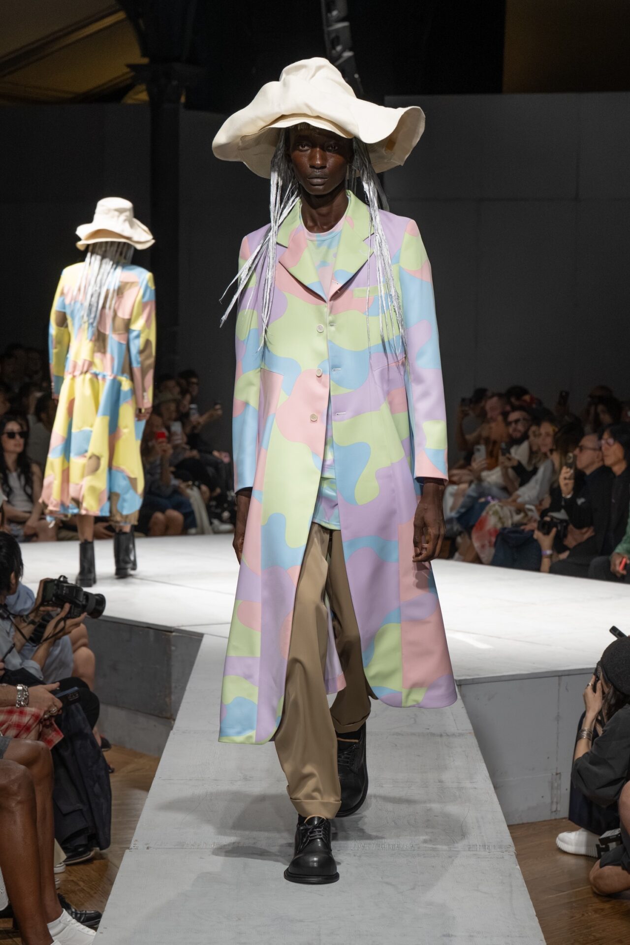 Comme des Garçons Homme Plus' hopeful vision of life after wartime